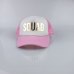 C&Fung SQUAD BRIDE TEAM BRIDE trucker hats basebal Caps for wedding party gold glitter pink mesh hats Summer style