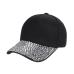 DOUDOULU 2018 New Baseball Cap Women Pink Fashion Adjustable White Black  Baseball Cap Rhinestone Paw Shaped Snapback Hat#WM