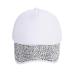 DOUDOULU 2018 New Baseball Cap Women Pink Fashion Adjustable White Black  Baseball Cap Rhinestone Paw Shaped Snapback Hat#WM