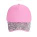 DOUDOULU 2018 New Baseball Cap Women Pink Fashion Adjustable White Black  Baseball Cap Rhinestone Paw Shaped Snapback Hat#WM