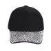 DOUDOULU 2018 New Baseball Cap Women Pink Fashion Adjustable White Black  Baseball Cap Rhinestone Paw Shaped Snapback Hat#WM