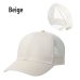 Drop Shipping Ponytail Baseball Cap Women Mesh Baseball Hats Summer Sequins Beach Cap Snapback Girl Glitter Sun Hats With Hole