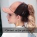 Drop Shipping Ponytail Baseball Cap Women Mesh Baseball Hats Summer Sequins Beach Cap Snapback Girl Glitter Sun Hats With Hole