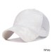 Evrfelan Ponytail Baseball Cap for Women Snapback Summer Mesh Hat Female Fashion HIp Hop Hats Casual Adjustable dad hat