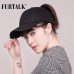 FURTALK New Arrivals Ponytail Baseball Cap Women Messy Bun Baseball Hat Snapback HTPU007