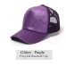 Glitter Ponytail Baseball Cap Women Snapback Summer Mesh Hat Female Messy Bun Hats Casual Adjustable Streetwear Hip Hop Cap 2019