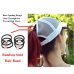 Glitter Ponytail Baseball Cap Women Snapback Summer Mesh Hat Female Messy Bun Hats Casual Adjustable Streetwear Hip Hop Cap 2019