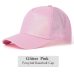 Glitter Ponytail Baseball Cap Women Snapback Summer Mesh Hat Female Messy Bun Hats Casual Adjustable Streetwear Hip Hop Cap 2019