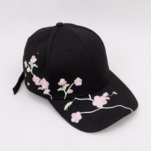 High Quality Unisex Cotton Outdoor Baseball Cap Plum embroidery Embroidery Snapback Fashion Sports Hats For Men & Women Cap