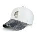 JOYMAY  New arrival high quality fashion women snapback cap metal leaf  bling visor baseball cap  B423