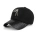 JOYMAY  New arrival high quality fashion women snapback cap metal leaf  bling visor baseball cap  B423