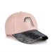 JOYMAY  New arrival high quality fashion women snapback cap metal leaf  bling visor baseball cap  B423