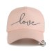 JOYMAY  New arrival high quality snapback cap iron hoop bead on visor love embroidery hat for women baseball cap  B421