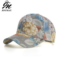 Joymay New arrival Mesh Baseball Cap Women Floral Snapback Summer Mesh Hats Casual Adjustable Caps Drop Shipping Accepted B554