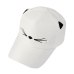 Sleeper #501 2019 NEW FASHION Spring Fashion Tide Pearl Wild Cute Student Cat Ears Visor Baseball Cap girls casual Free Shipping