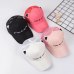 Snapback Cute Cat Ears Pink Adult Net Baseball Cap Summer Women's hats 2018 Brand Lovely Cartoon Adjustable Girl Mesh Cap Gift