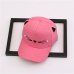 Snapback Cute Cat Ears Pink Adult Net Baseball Cap Summer Women's hats 2018 Brand Lovely Cartoon Adjustable Girl Mesh Cap Gift