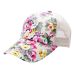 Summer Women Female Floral Hat Baseball Cap Mesh Cool Cap Sports Leisure Sun Visor Sun Hat Snapback Cap 6 Colors