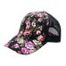 Summer Women Female Floral Hat Baseball Cap Mesh Cool Cap Sports Leisure Sun Visor Sun Hat Snapback Cap 6 Colors