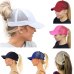 Summer Women  Mesh Cap Ponytail Baseball Caps Fashion Snapback Caps For Women&Man Sport Hat Unisex Bone Drop