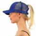 Summer Women  Mesh Cap Ponytail Baseball Caps Fashion Snapback Caps For Women&Man Sport Hat Unisex Bone Drop