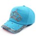 VONRU Brand New Crown Rhinestone Baseball Caps Fashion Jean Hat Hip Hop Women Denim Baseball Cap Sun Hat