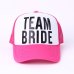 VORON BRIDE TO BE TEAM BRIDE Bachelorette Hats Women Wedding Preparewear Trucker Caps White Neon Summer Mesh Free Shipping