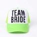 VORON BRIDE TO BE TEAM BRIDE Bachelorette Hats Women Wedding Preparewear Trucker Caps White Neon Summer Mesh Free Shipping