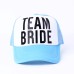 VORON BRIDE TO BE TEAM BRIDE Bachelorette Hats Women Wedding Preparewear Trucker Caps White Neon Summer Mesh Free Shipping