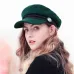 Winter Berets Hats For Women Octagonal Cap Wool Button Rope Visor Baseball Caps Female Casual Streetwear Baker's Boy Hat Gorras