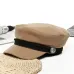 Winter Berets Hats For Women Octagonal Cap Wool Button Rope Visor Baseball Caps Female Casual Streetwear Baker's Boy Hat Gorras