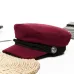 Winter Berets Hats For Women Octagonal Cap Wool Button Rope Visor Baseball Caps Female Casual Streetwear Baker's Boy Hat Gorras