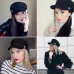 Winter Berets Hats For Women Octagonal Cap Wool Button Rope Visor Baseball Caps Female Casual Streetwear Baker's Boy Hat Gorras