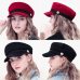 Winter Berets Hats For Women Octagonal Cap Wool Button Rope Visor Baseball Caps Female Casual Streetwear Baker's Boy Hat Gorras