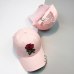 Women Baseball caps Summer flower girl Rose Snapback Hip Hop Flat Hat female cotton blend casquette Gorras Casual Cap embroider