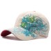 Women Fashion Flower Butterfly Baseball Cap Woman Embroidery Cotton Snapback Hat Bone Casquette Female Summer Casual Hip Hop Cap