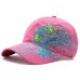 Women Fashion Flower Butterfly Baseball Cap Woman Embroidery Cotton Snapback Hat Bone Casquette Female Summer Casual Hip Hop Cap