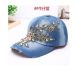 Women's Baseball Cap Diamond Painting Embroidery Flower Denim Snapback Hats Jeans Woman Female Cap Cowboy Summer Sun Hat