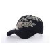 Women's Baseball Cap Diamond Painting Embroidery Flower Denim Snapback Hats Jeans Woman Female Cap Cowboy Summer Sun Hat