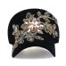 [YARBUU] Brand baseball cap with Flower canvas Snapback caps for women Female cap hat high quality Rhinestone Denim cap