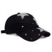 [YARBUU] new brand baseball caps high quality Rhinestone cap with three stars Snapback Casquette hat for women Lady solid color