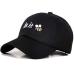 embroidery dad hat text let it bee men women's summer baseball caps snapback cool curved bill hip hop hat white pink black