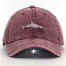 new arrival Dad Hat cartoon shark embroidery wash cotton baseball cap Fashion snapback hats casual caps hat men sports cap