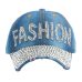 new style girl women woman beautiful crown shaped outdoor casual denim luxury fitted baseball caps rhinestone snapback hats