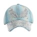 new style girl women woman beautiful crown shaped outdoor casual denim luxury fitted baseball caps rhinestone snapback hats