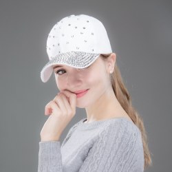 women cap new fashion baseball cap hats handmade rhinestone beads luxury caps woman girl casual caps bone gorras casquette