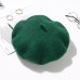 100% Pure Wool Beret Hat for Women Fashion British Style Solid Color Winter Beret Hats Women Flat Cap Girl Felt Berets