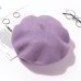 100% Pure Wool Beret Hat for Women Fashion British Style Solid Color Winter Beret Hats Women Flat Cap Girl Felt Berets