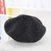 2018 winter Cheap 100% Wool Solid Color Beret Caps Female Bonnet Women caps Lady Painter All Matched Warm Walking Hat Wholesale