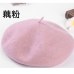 2018 winter Cheap 100% Wool Solid Color Beret Caps Female Bonnet Women caps Lady Painter All Matched Warm Walking Hat Wholesale